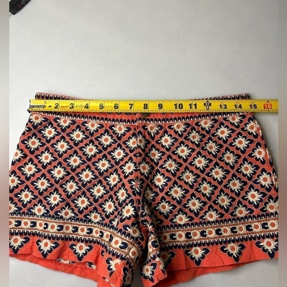 Anthropologie THML Shorts Lined Linen Blend Embroidered Size Small - Picture 4 of 5